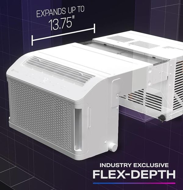 GE Profile ClearView Inverter Window AirConditioner Unit